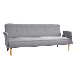 Urban Living Banquette lit Oly - 3 Positions - Gris clair