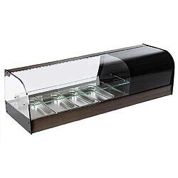 Mastro Vitrine Réfrigérée à Poser Pour Tapas - Bac GN 1/3 & Etagère - Virtus