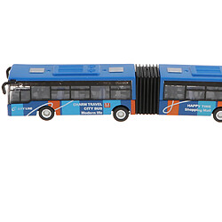 Avis 1:64 Échelle d'alliage Pull Back Véhicule Autobus Diecast Toy Cadeau pour les enfants Bleu