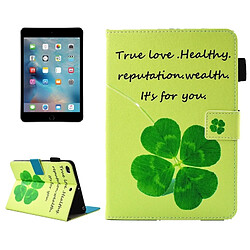 Wewoo Smart Cover pour iPad mini 4/3/2/1 Etui à rabat horizontal en cuir avec porte-cartes et porte-monnaie fentes cartes veille / fonction réveil fente stylo