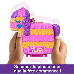 Avis Mattel Polly Pocket - Coffret Piñata en folie avec 2 mini-figurines et 14 accessoires