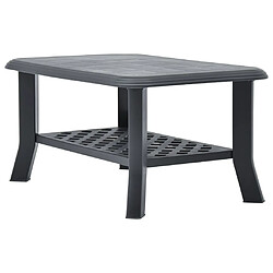 Maison Chic Table basse pour salon | Table à café Anthracite 90 x 60 x 46 cm Plastique -GKD94688