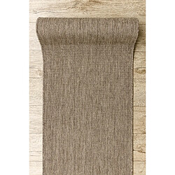 Acheter RUGSX TAPIS DE COULOIR SIZAL FLOORLUX modèle 20433 gris foncé LISSE 120 cm 120x300 cm