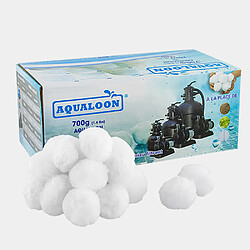 O'Clair Boules filtrantes pour filtre à sable piscine 22 m³/h aqualoon 10 cartons de 700g