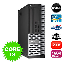 PC DELL Optiplex 7020 SFF I3-4150 3.5Ghz 16Go Disque 2To Wifi Graveur Win 7 - Occasion