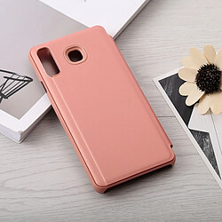 Avis Wewoo Coque Étui à rabat en cuir pour miroir Galaxy A8 Star avec support or rose