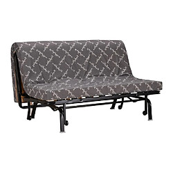 Acheter Vente-Unique Canapé convertible BZ en tissu noir COWBOY III