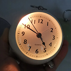 Acheter Horloge de table silencieuse à quartz avec réveil avec lumière rose clair