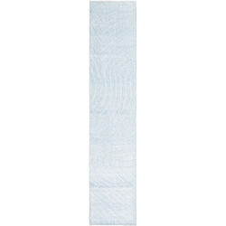 Vidal Tapis de couloir en laine 396x84 bleu Darya