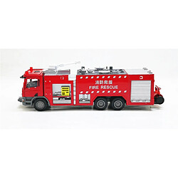 Universal Voiture de jouet, modèle de jouet, pelle, cadeau d'anniversaire, camion de pompiers.(Rouge)