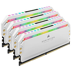 Avis Corsair Dominator Platinum - 4 x 16 Go - DDR4 3200 MHz - RGB - Blanc