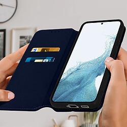 Avis Avizar Housse pour Samsung Galaxy S23 Plus Clapet Porte-carte Support Vidéo bleu