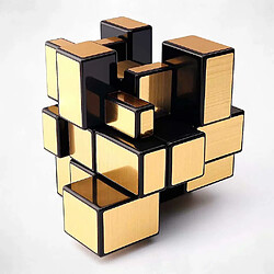 Avis Universal Cube, cube speed cube 3x3x3, sticker fibre de carbone magique lisse cube brut, noir (or)