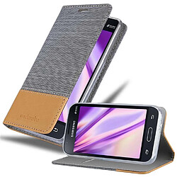 Cadorabo Coque Samsung Galaxy J1 MINI Etui en Gris