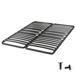 Ebac Sommier à lattes 2x80x200 C416 - 32 lattes bois - Fabrication française