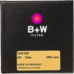 Acheter B+W MRC MASTER 007 (82 mm) Filtre transparent