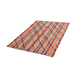 Avis Vidal Tapis de laine 214x148 orange Jajim