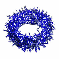 BigBuy Christmas Guirlande lumineuse LED 5 m Bleu Blanc 3,6 W Noël