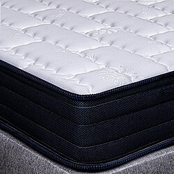 Avis Visiodirect Matelas réversible DIAZ 160x200 cm, en mousse haute densité, indépendance du couchage, face été/hiver, épaisseur 20 cm