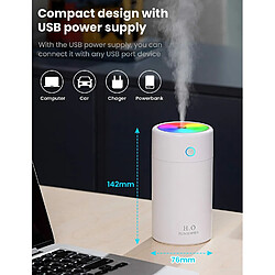 Acheter El Contente Mini humidificateur coloré, veilleuse silencieuse, pulvérisateur à brume fraîche