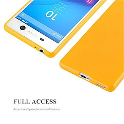 Acheter Cadorabo Coque Sony Xperia M5 Etui en Jaune