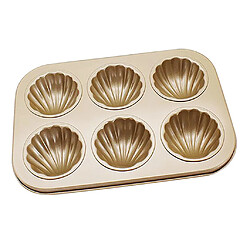 Moule de gâteau en acier au carbone de 6 tasses plaque de cuisson pan bakeware banane