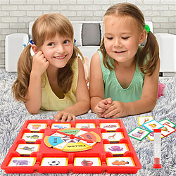 Carte de jeu de mémoire plateau tournant jeu de mémoire Table multi-joueurs jeu de rôle jouets