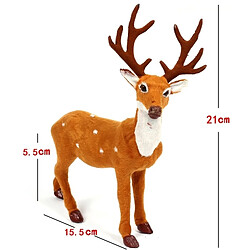 Wewoo Ornements de noël Décoration de de cerfs de simulation de Noël, taille: 21 * 15.5 * 5.5cm