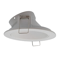 Inspired Downlight encastré rond, 1 x GU10 (Max 12W), blanc mat