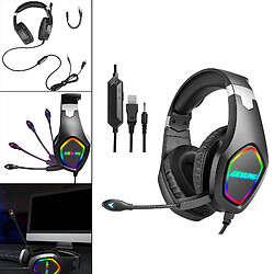 casque de jeu rgb écouteurs écouteurs d'ordinateur