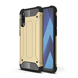 Wewoo Coque Renforcée Étui combiné TPU + PC pour Galaxy A70 or