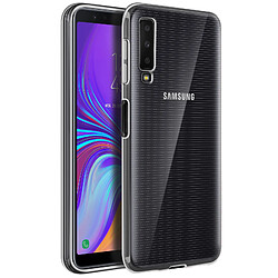 Avizar Coque Samsung Galaxy A7 2018 Protection Silicone Gel Souple - Transparent