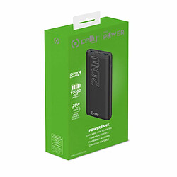 Powerbank Celly PBPD10000EVOBK Noir