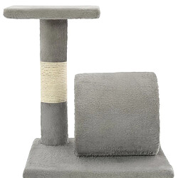 Acheter vidaXL Arbre à chat avec griffoirs en sisal 65 cm Gris