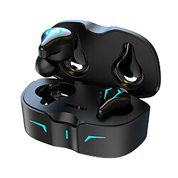 Chrono Écouteurs sans fil Écouteurs Bluetooth Mode jeu/musique Écouteurs intra-auriculaires/Chargement USB C/Jeu/Gamer/Réduction du bruit/avec microphone/APTX faible latence/pour Android et iPhone(noir)