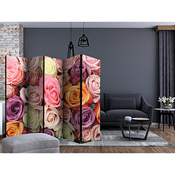 Artgeist Paravent - Pastel roses II [Room Dividers] [225x172]