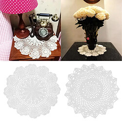 coton Sets de table dentelle Coton napperons