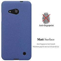 Cadorabo Coque Nokia Lumia 550 Etui en Bleu