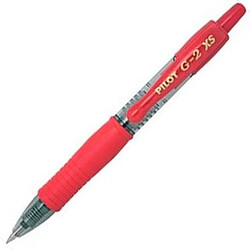 Crayon Roller Pilot G-2 XS Rétractile Rouge 0,4 mm (12 Unités)