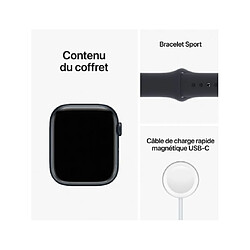 Avis Montre connectée Apple Watch 8 Black GPS 45MM Midn Sport Regu