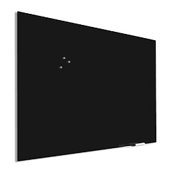 IVOL Tableau en verre Premium avec fixation aveugle - 100x150 cm - Noir