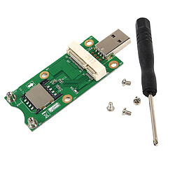 Interface Mini PCI-E PCI Vers USB avec Carte SIM pour Module 3G 4G