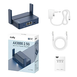 Avis Router Cudy AX3000 Bleu RJ45 Ethernet LAN Wi-Fi