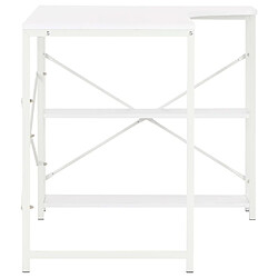 Maison Chic Bureau d'ordinateur solide,Table de travail Blanc 120 x 72 x 70 cm -GKD44896 pas cher