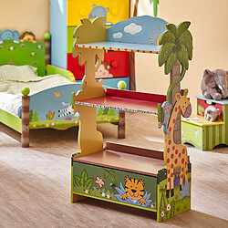 Fantasy Fields Bibliothèque enfant Sunny Safari en bois pour rangement de livres jouets W-8268A