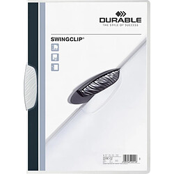 DURABLE Chemise à clip SWINGCLIP, format A4, clip blanc ()