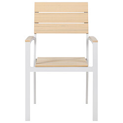 Acheter Beliani Lot de 6 chaises COMO Bois d'ingénierie Beige