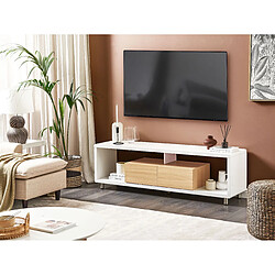 Beliani Meuble TV Blanc KNOX