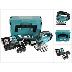 Makita DJV 180 RTJ Scie sauteuse sans fil 18V + 2x Batteries 5.0Ah + Chargeur + Makpac