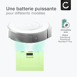 Avis Batterie pour iRobot Roomba i7 Plus, i7158, e5, e6, e6 6198, e5 5152, iRobot ABL-D1, 4624864 3400mAh de CELLONIC